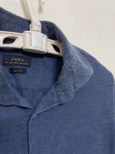 Zara Man Shirt Blue