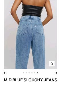 ✨ DISCOUNT ✨MID BLUE SLOUCHY JEANS