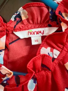 Pantaloons floral printed casual/formal top