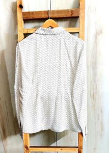 Offwhite Printed Shirt Size-42