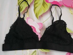 (1100)Black Lace Bralette