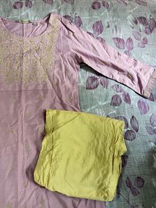 Lavender Kurta Set