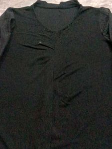Black Long Sleeve Top
