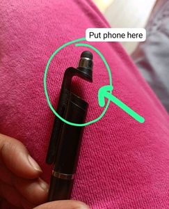 Phone Holder Ball Pen Gift Magic Stationary Craft