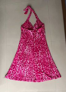 Pink Animal Print Dress
