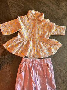 Floral Top &amp; Cargo Set