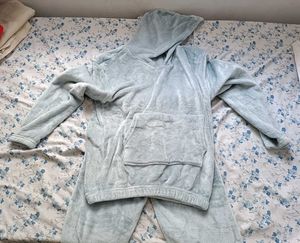 Blue Hoodie Pajamas (₹459)