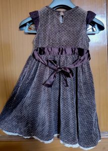 Brown Polka Dot Dress