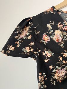 Floral Cinched Crop Top