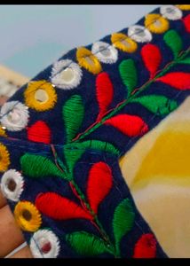 💛💙New Saree for NU YR💥