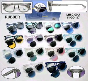 Blue Cut Eyeglasses With Magnetic Attachment