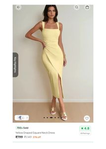 Butter Yellow Dress