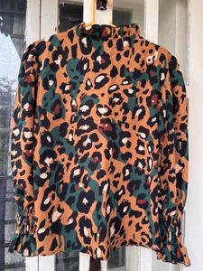 Animal Print Blouse