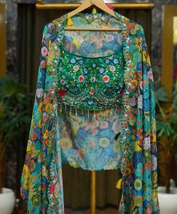 💚✨Multicolour Lehga For Mehdi/Engagement ✨ 💚