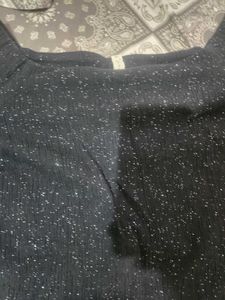 Sparkly Black Party Top