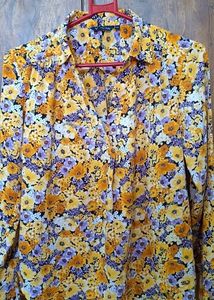 Floral Button Down Shirt