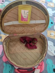 Combo-Top And Plazzo Set With Makeup Bag