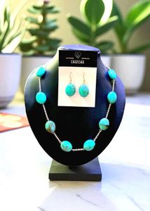 Turquoise Necklace &amp; Earring Set