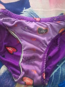 Heart Print 💜 panty