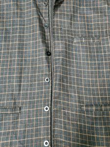 Khadi India Double Sided Nehru Jacket For Men (46&#34;