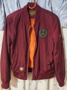 Maroon Jacket (Free Wallet)