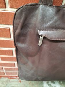 Kipling Brown Leather Shoulder Bag