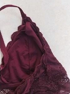 S Bra Maroon
