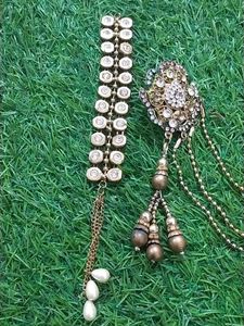 Combo Of Royal Brochures And Saree Pin 📌