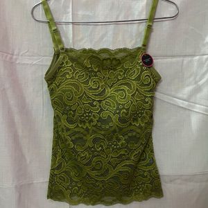 Lace Camisole with Inbuilt Bra