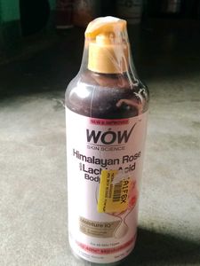 WOW Himalayan rose lactic acid body lotion