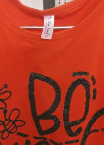Orange &#39;Be Kind&#39; T-Shirt