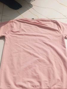 Pink Graphic Print Sweatshirt