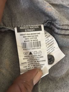 Indigo Nation Cuban Collar Superb Quality Shirt