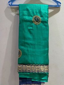 New Sea Green Colour Saree