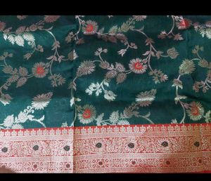 New Jal Katan Green Saree