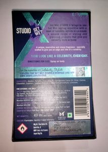 Set Wet Studio X Perfume Spray For Men, 49 ml, MRP