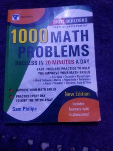 1000 Math Problems - Practice Workbook