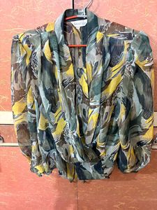 Vintage Print Blouse