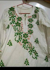 White Chicken Kari Kurta