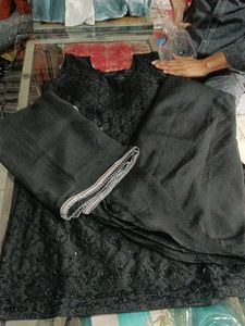 Black Embroidered Salwar Kameez