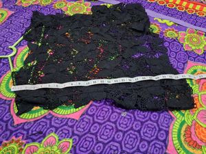 Elegant Black Lace Top