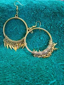 Boho Spike Hoop Earrings