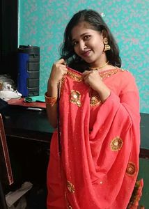 Elegant Red Saree