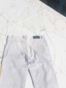 Men's Casual Light Beige Jeans