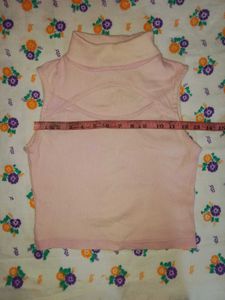 Korean pink crop top