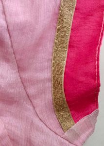 Pink Stiched Saree Blouse