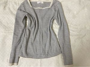 Korean Striped Long Sleeve Top
