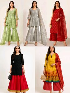 Heavy Work Wedding / Bridal Suit Combo