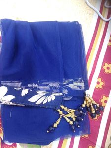 Blue Floral Kurta Set