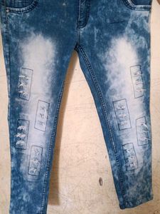 Acid Wash Ripped Jeans